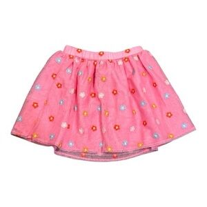 Old Navy Pink Tulle Skirt with Embroidered Flowers